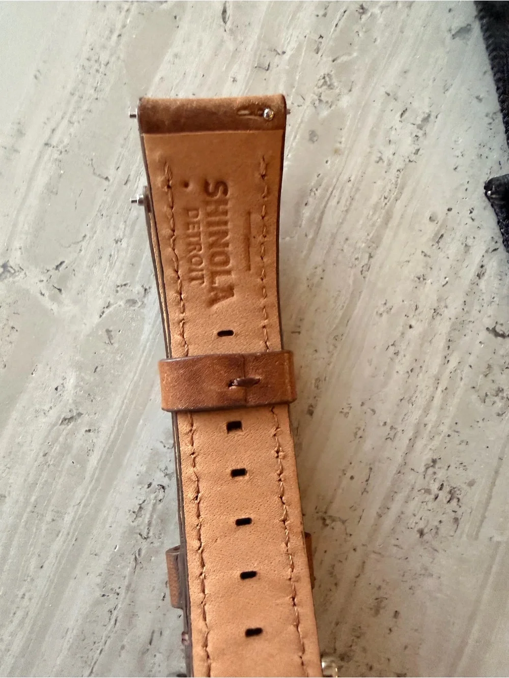 Shinola Runwell Watch with Black Dial (extra straps included)